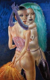 Portrait of Two Prostitutes - Harald K. Schulze