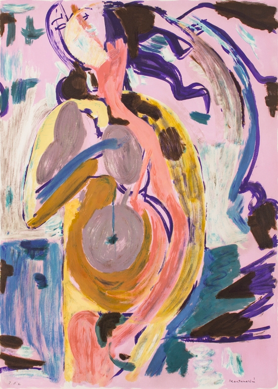 Artwork by Luigi Montanarini, Senza Titolo, Made of serigraph