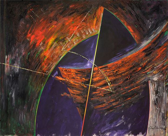 "Tiro de flecha". by Pérez Celis, 1986