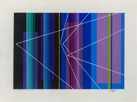 Rayonnée #241P by Juan Melé, 1988