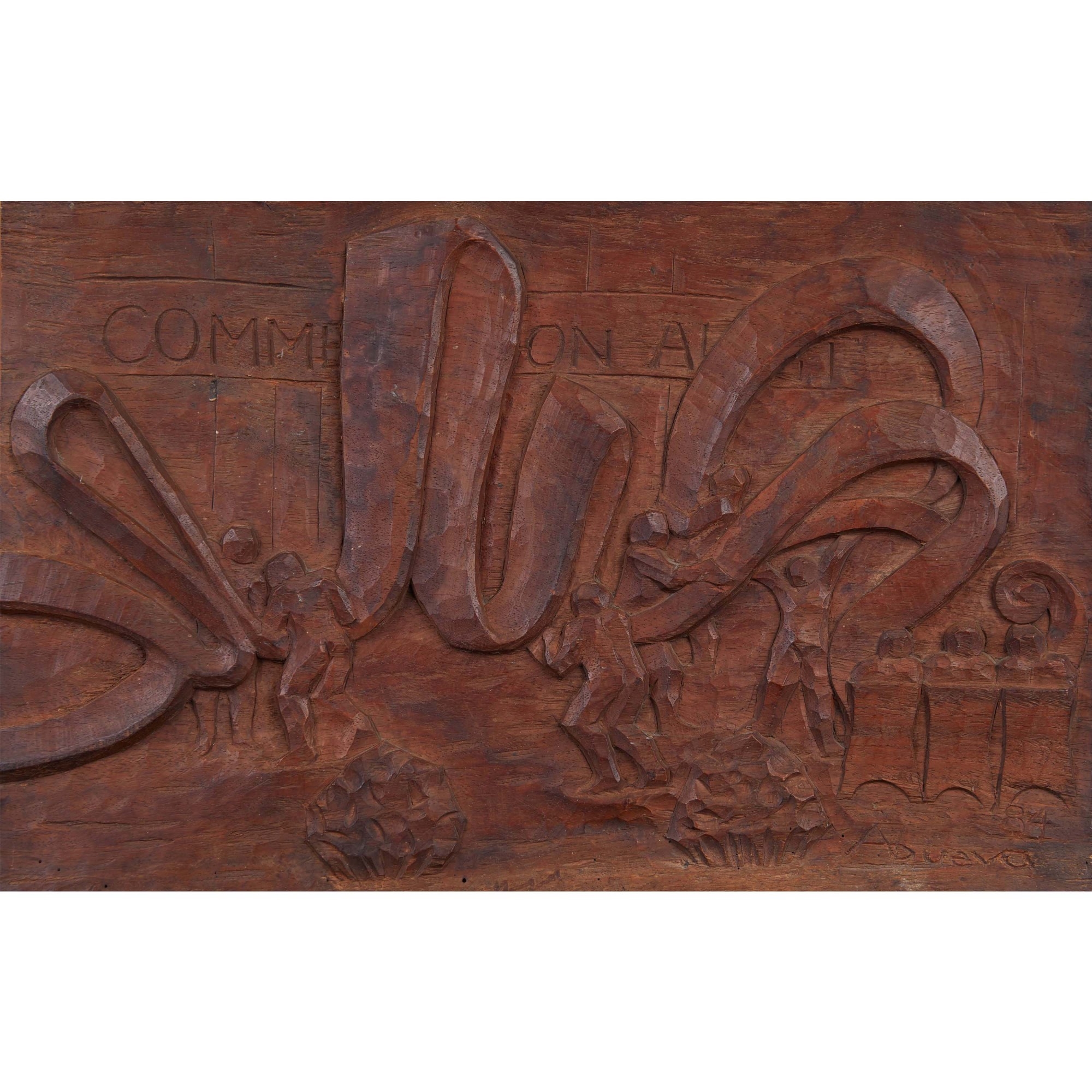 Napoleon Veloso Abueva Study of Sculpture Installed in Front of the