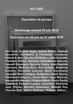 As I Like - Galerie Alain Gutharc