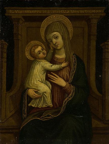 Virgen con el Niño by Bolognese School, 17th Century, 17th century