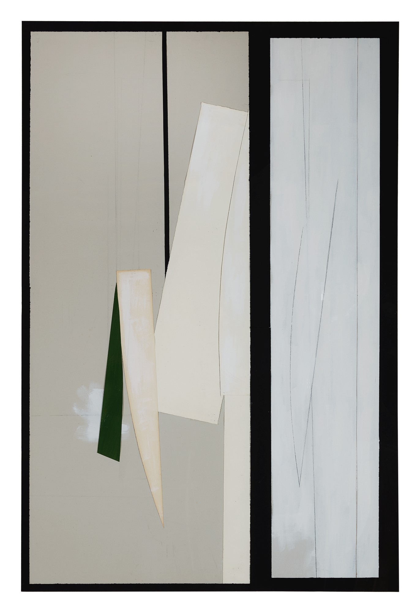 Stephen Edlich | TWO OPENINGS WITH FOUR CYPRESS FORMS (1980) | MutualArt