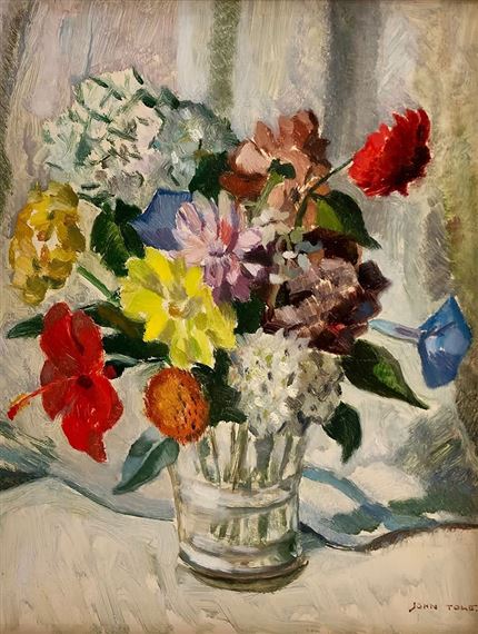 Still Life, Flowers by John Tole