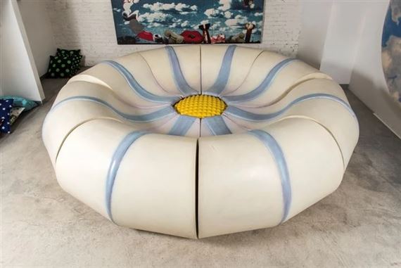 Divano foglie d'acanto