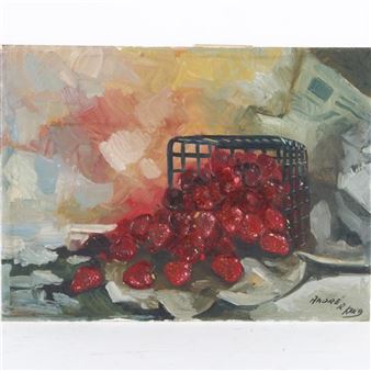 Still Life with Strawberries - Andre Richardson King