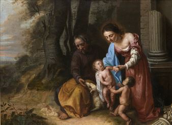 La Sainte Famille - Jacob van Oost