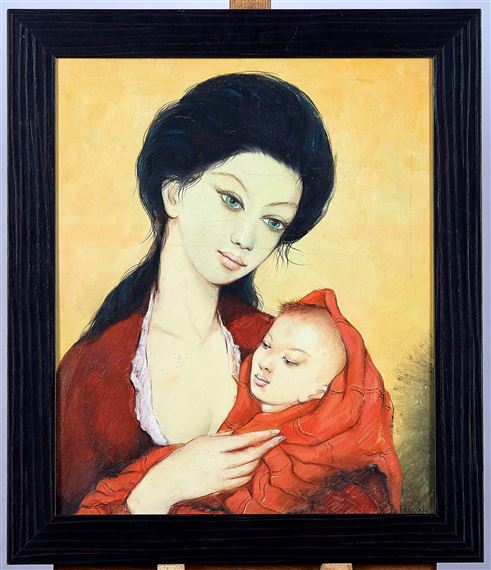 Mère et son enfant by Xavier de Langais