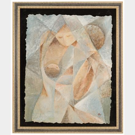 Artwork by Sujak Rahman, Mother's Poem, Made of acrylic on paper