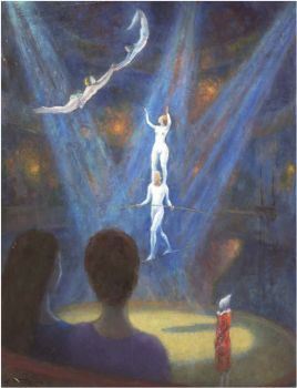 Im Zirkus by Léonid Frechkop, 1961