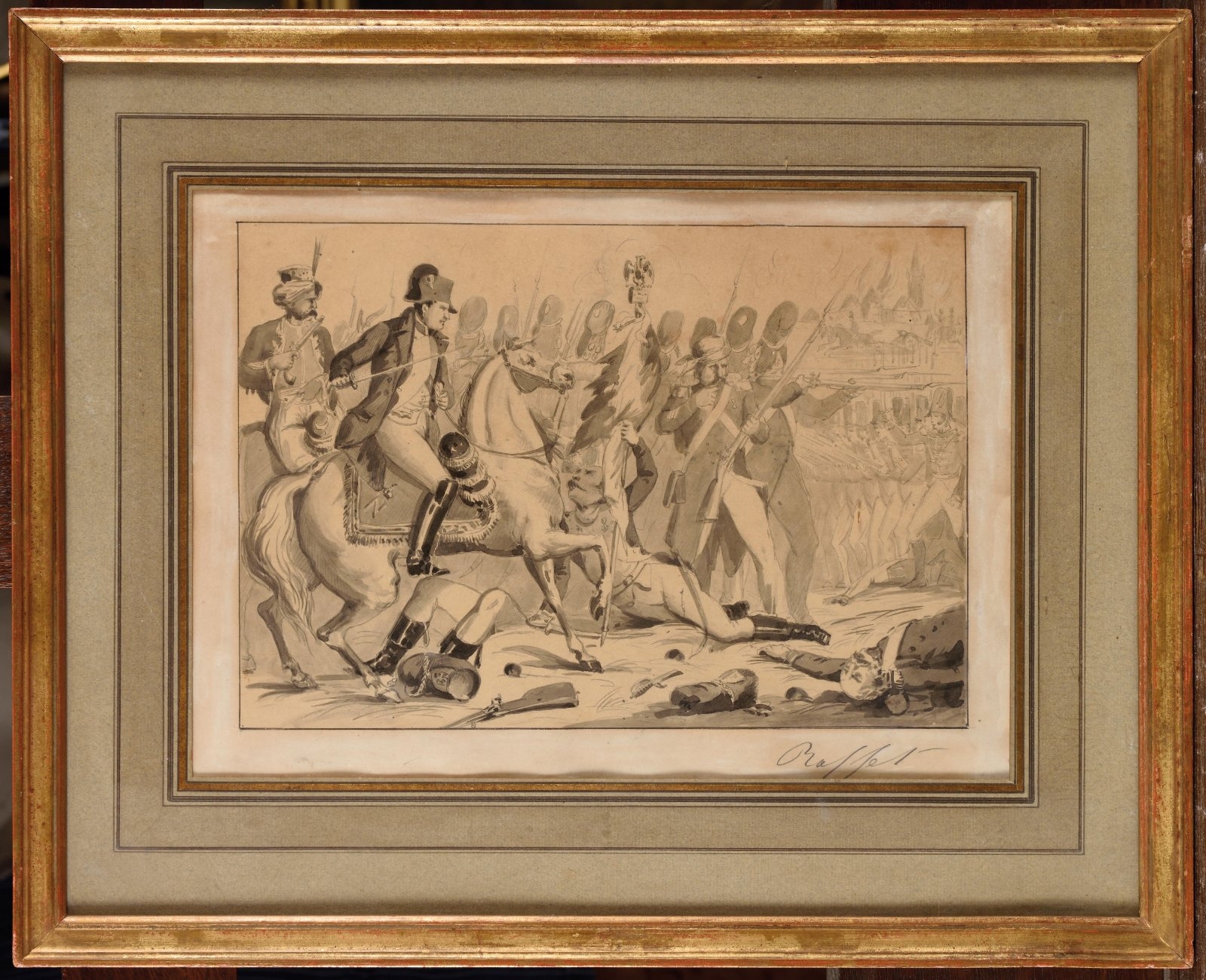 Denis Auguste Marie Raffet | L’Empereur Napoléon Ier sur le champ de ...