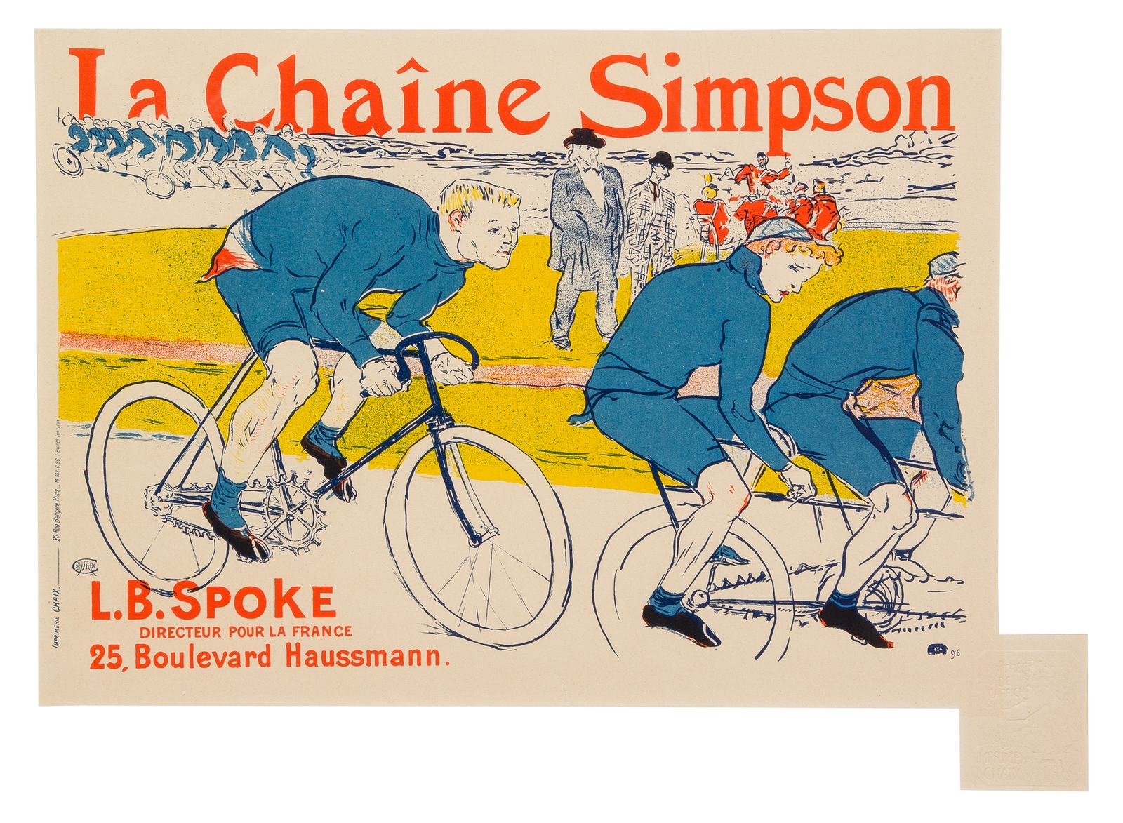 La Chaîne Simpson by Henri de Toulouse-Lautrec, 1896