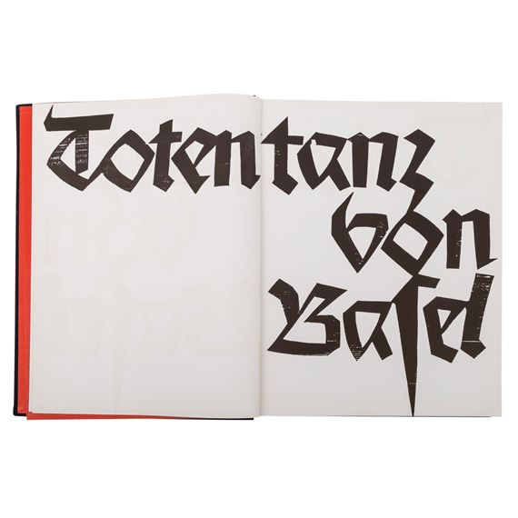 Totentanz von Basel, mit den Dialogen des mittelalterlichen Wandbildes by HAP  Grieshaber, 1966