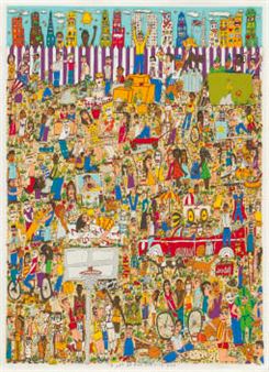 James Rizzi 「A Lot of Fun for City Kids」 James Rizzi | A Lot of Fun for City Kids (1990) | MutualArt