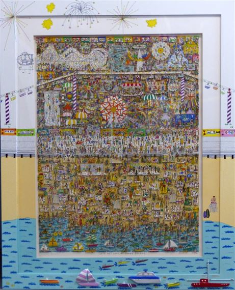 James Rizzi | A Lof of Fun for City Kids (1990) | MutualArt