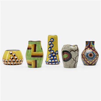 collection of five vessels - Eva Zeisel
