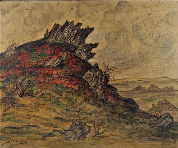 Les Monts d'Arrée by Xavier de Langais, 1945