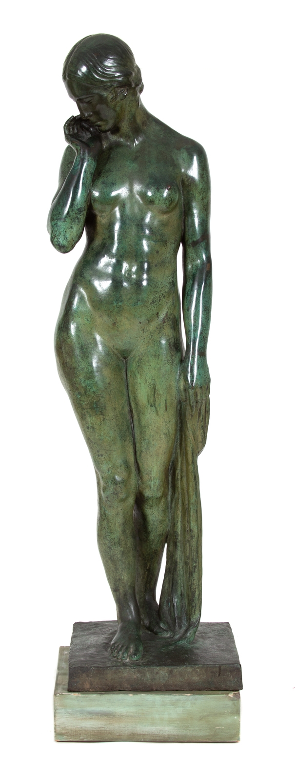 Artwork by Pascual Buigues, Standing Nude, Made of bronze