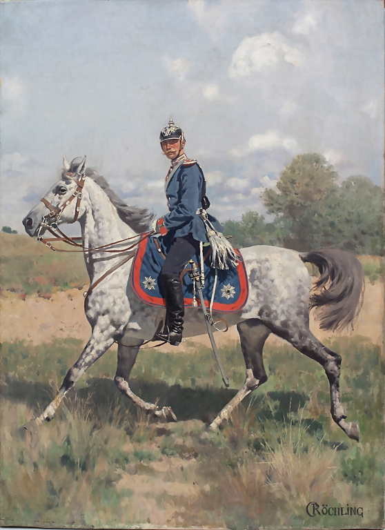 Carl Röchling | 'Wilhelm II zu Pferd' / 'Wilhelm II on horseback ...