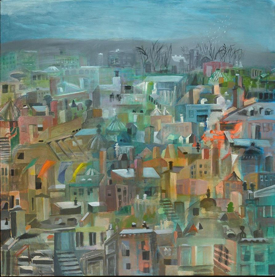 Ghitta Caiserman-Roth | Montreal at night | MutualArt