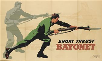 SHORT THRUST BAYONET. Circa 1940s. - John A. Falasco