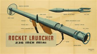 ROCKET LAUNCHER. Circa 1940s. - John A. Falasco
