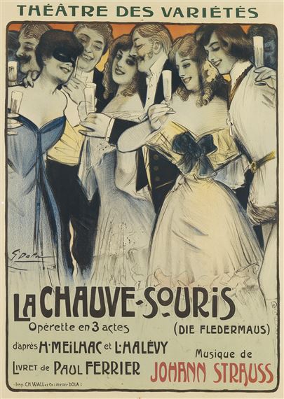 LA CHAUVE - SOURIS. 1904. by Georges Dola, 1904