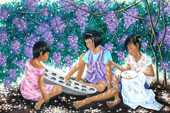 Bermain Congklak by Tio Tjay, 2018