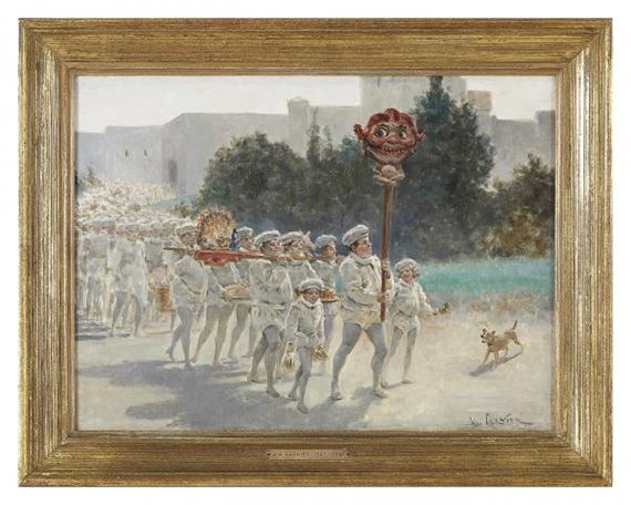 Le défilé des patissiers by Jules-Arsène Garnier