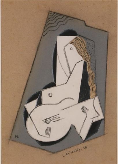 Henri Laurens | Guitare et Compotier (1918) | MutualArt