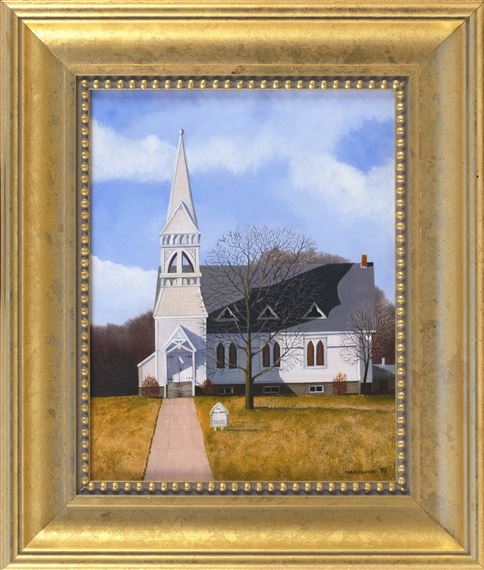The New Church, Yarmouth Port, Massachusetts by Marieluise Hutchinson