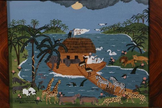 Two works: Freedom at Bay; Feels Like Rain to Me! (Noah's Ark) - Sandi Resnick