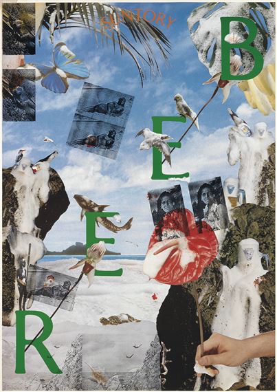 [SUNTORY BEER.] Circa 1978. by Tadanori Yokoo, Circa 1978