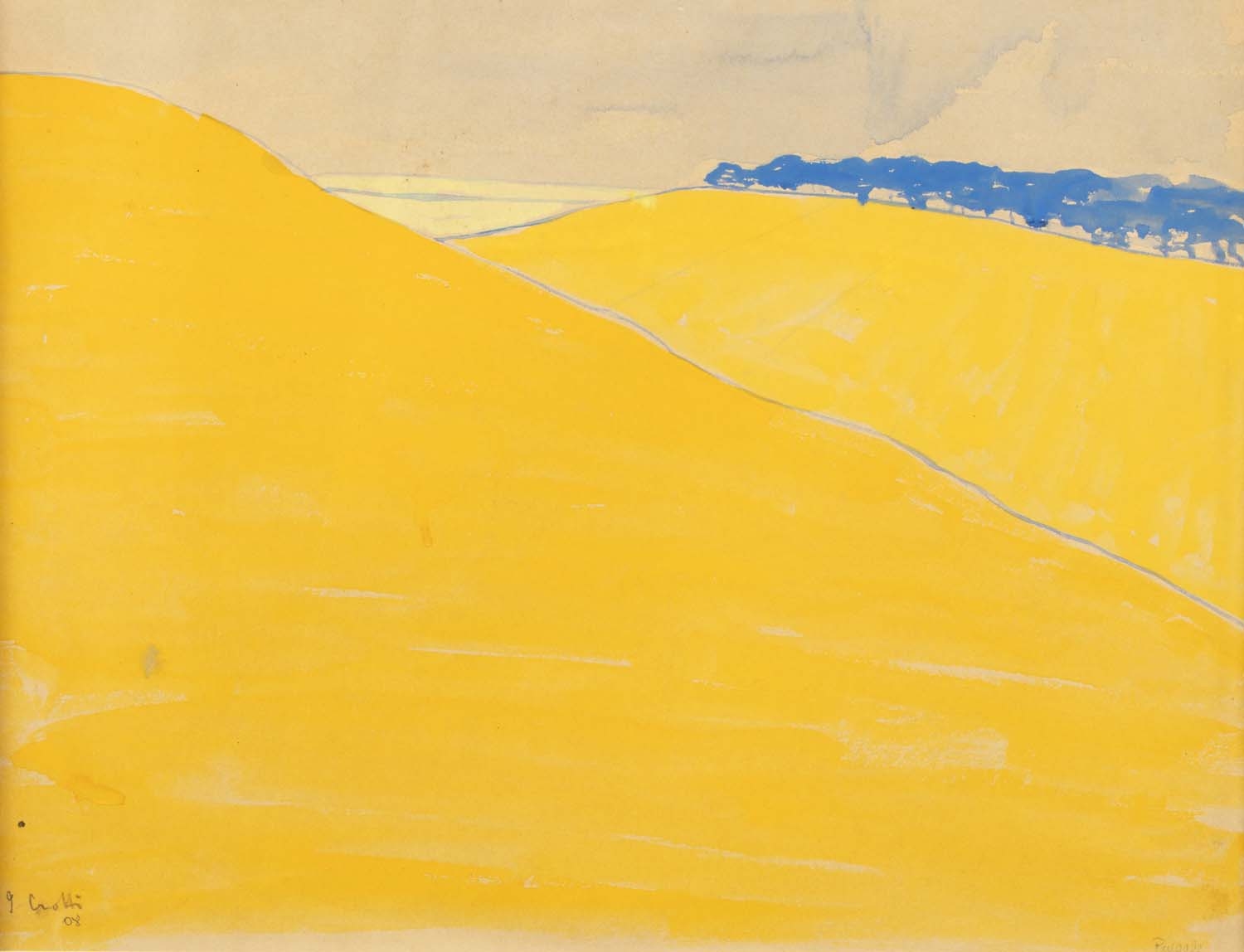 Jean Crotti | Paysage vaudois (1908) | MutualArt