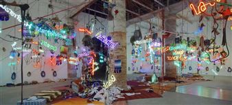 Jason Rhoades: Tijuanatanjierchandelier - David Zwirner, New York (519 W 19th Street)