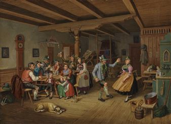 Dance in the tavern - Lorenzo Quaglio II