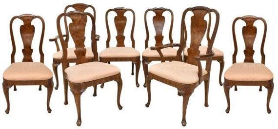 Heritage Henredon Queen Anne Style Dining Chairs Mutualart