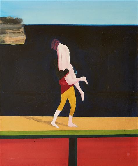 Boy Holding Up Girl by Michael Allen Shaw