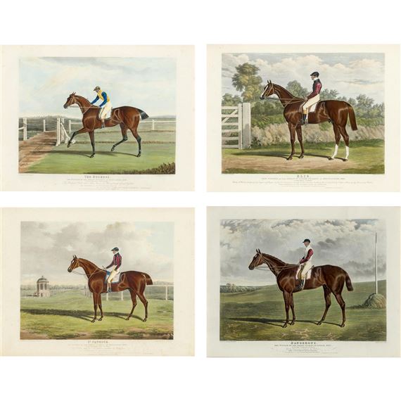John Frederick HerringSr. | 4 works: Portrait of the Winning Horses of ...