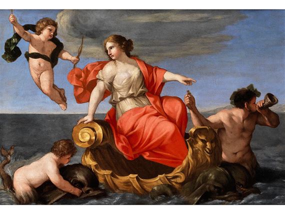 Triumph of Galatea by Giovanni Francesco Romanelli