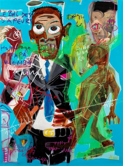 Hommage à Papa Wemba by Dolet Malalu, 2018