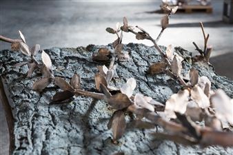 Giuseppe Penone:  Leaves of Bronze - Gagosian, San Francisco