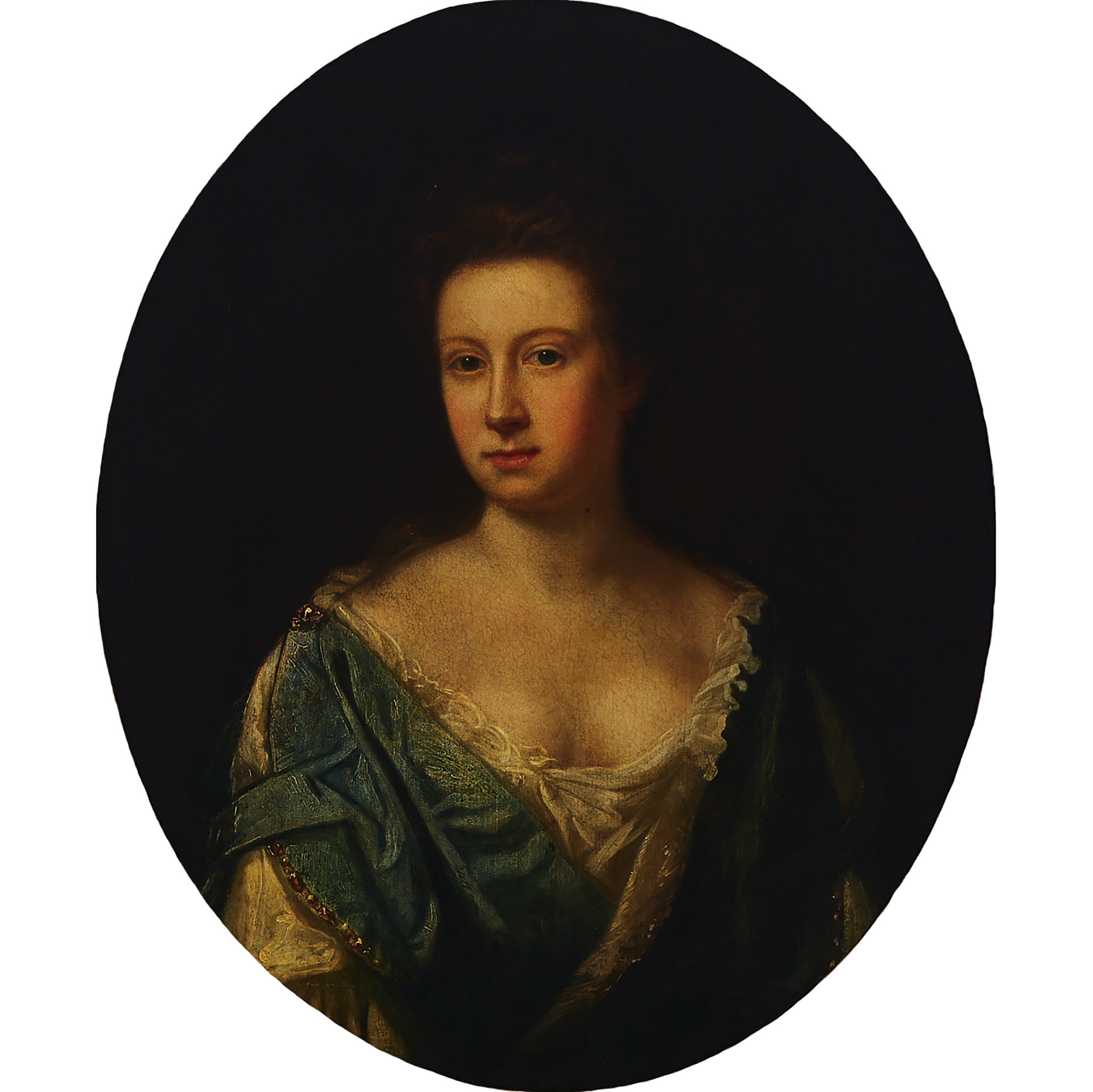 Godfrey Kneller | PORTRAIT OF A LADY, HEAD AND SHOULDERS IN GREEN ...