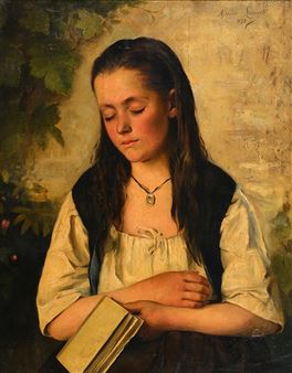 Jeune Fille au Livre - Amélie Lacazette