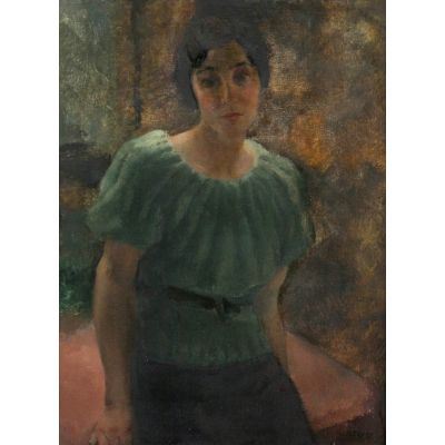Georges Rogy | Portret van een jonge vrouw | MutualArt