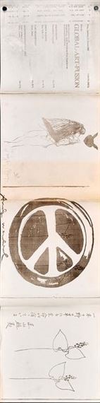 Global Art Fusion by Kaii Higashiyama, Andy Warhol, Joseph Beuys, 1985