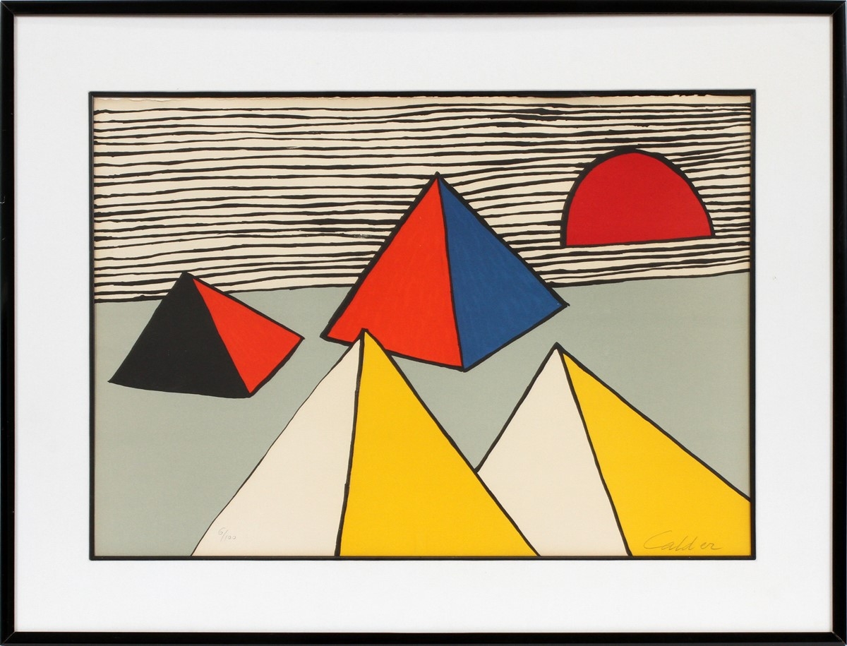 Alexander Calder | Pyramids and Sunset | MutualArt