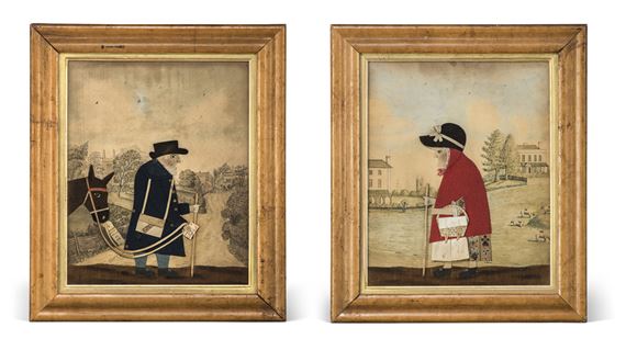George Smart | A PAIR OF REGENCY CUT-FELT COLLAGE PICTURES OF THE GOOSE ...