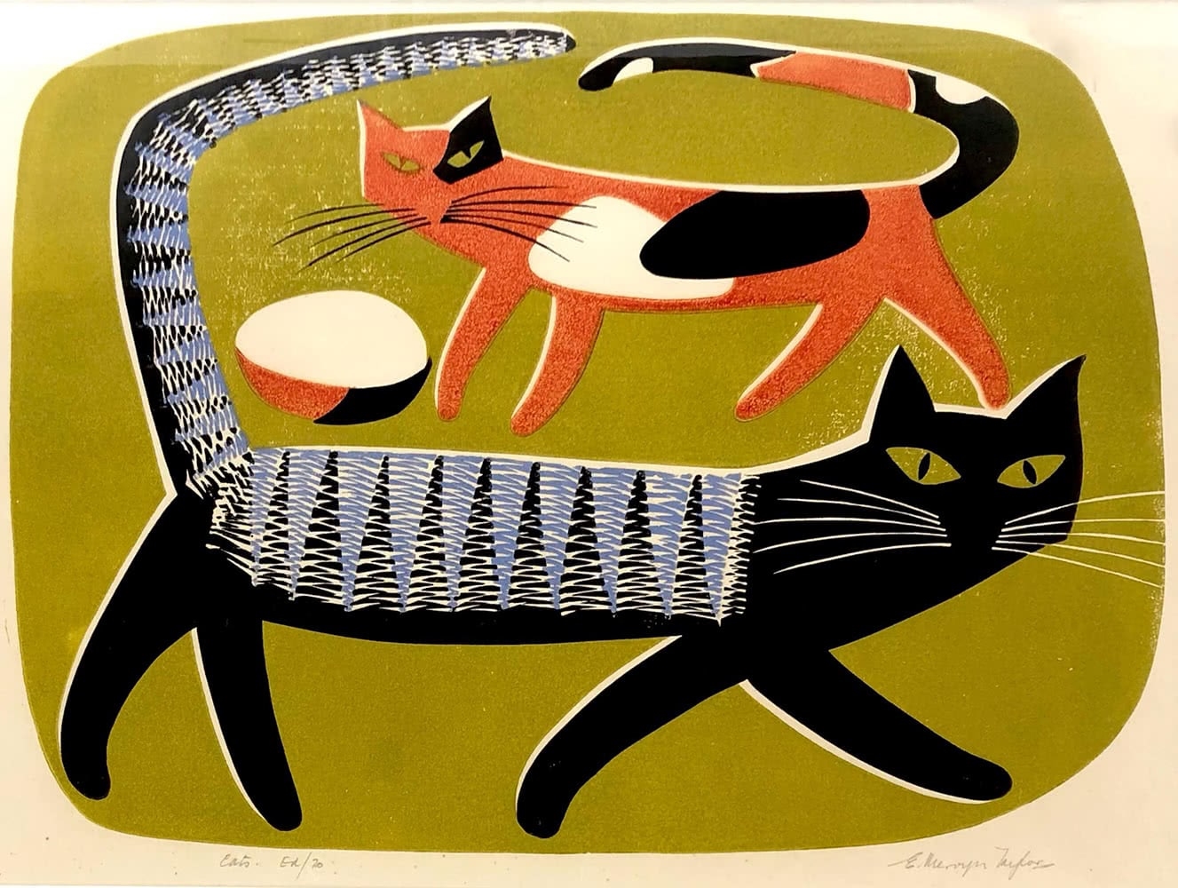 Cats by E. Mervyn Taylor